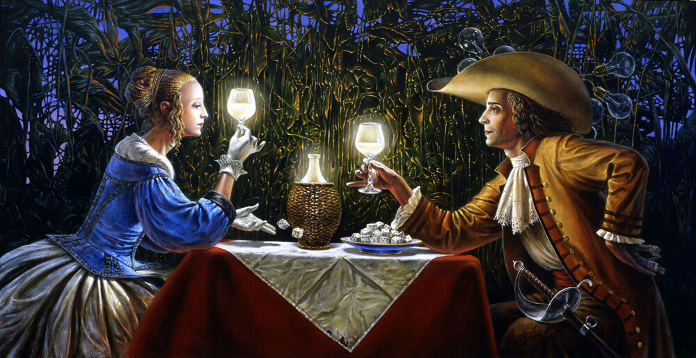 Michael Cheval Delighted by the Light (SN) (Framed)